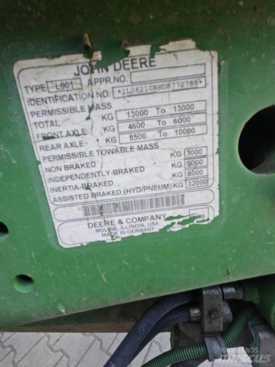 John Deere 6210R Traktorer