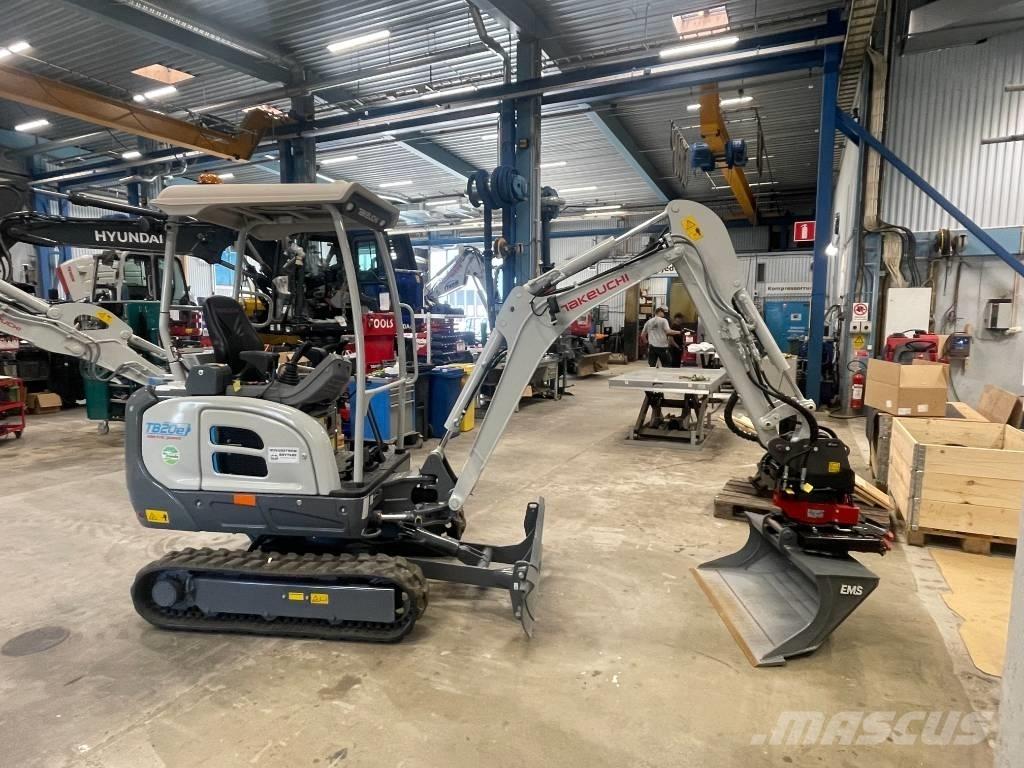 Takeuchi TB 20 E Minigrävare < 7t