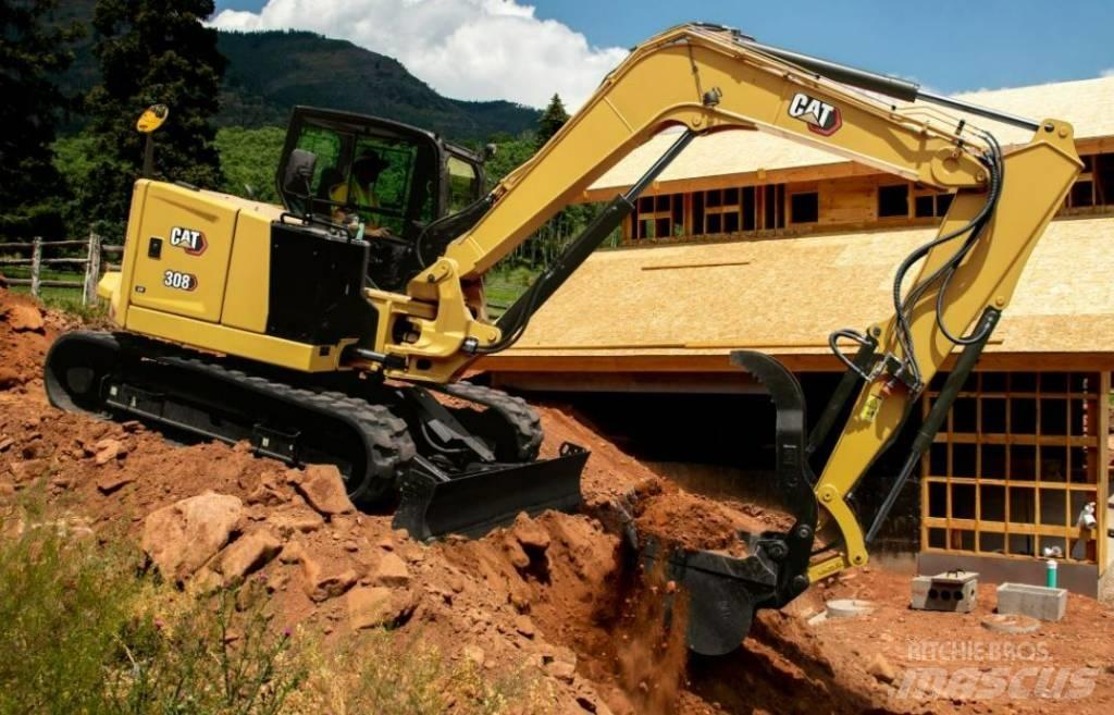 CAT 308 E CR UTHYRES Midigrävmaskiner 7t - 12t