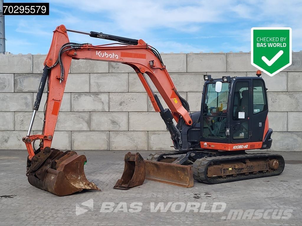 Kubota KX080-4a Minigrävare < 7t