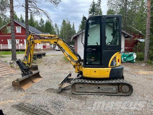 Komatsu PC26MR-3 Minigrävare < 7t