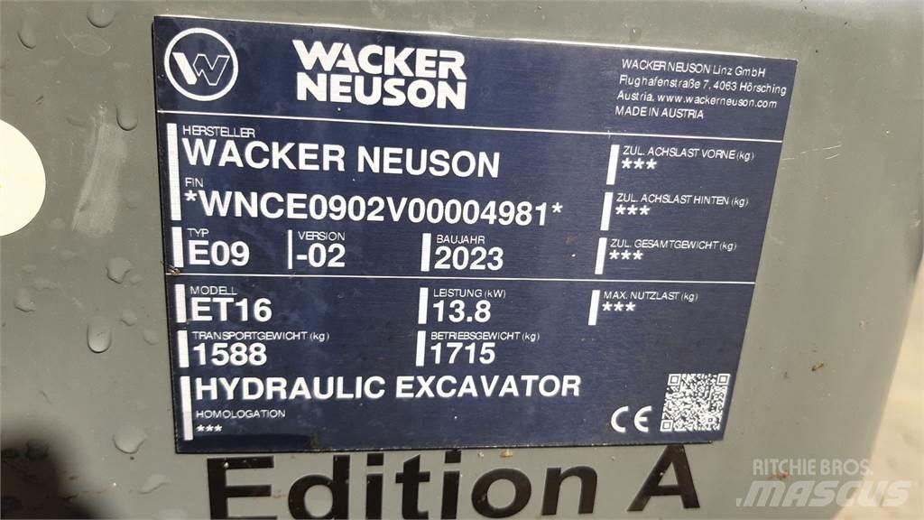 Wacker Neuson ET16 Bandgrävare
