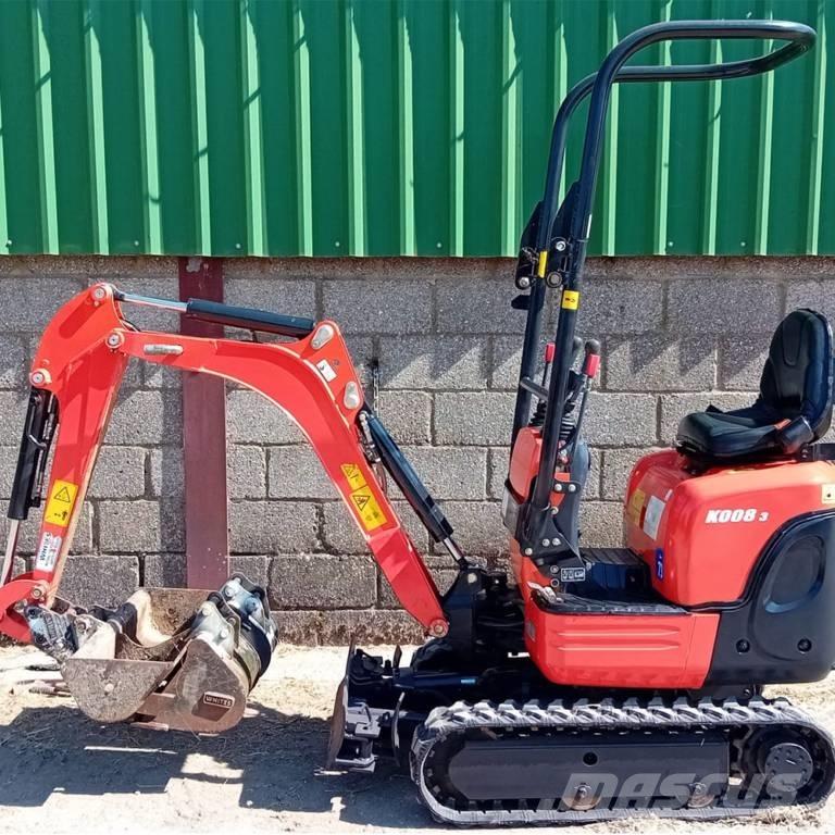 Kubota K 008-3 Minigrävare < 7t