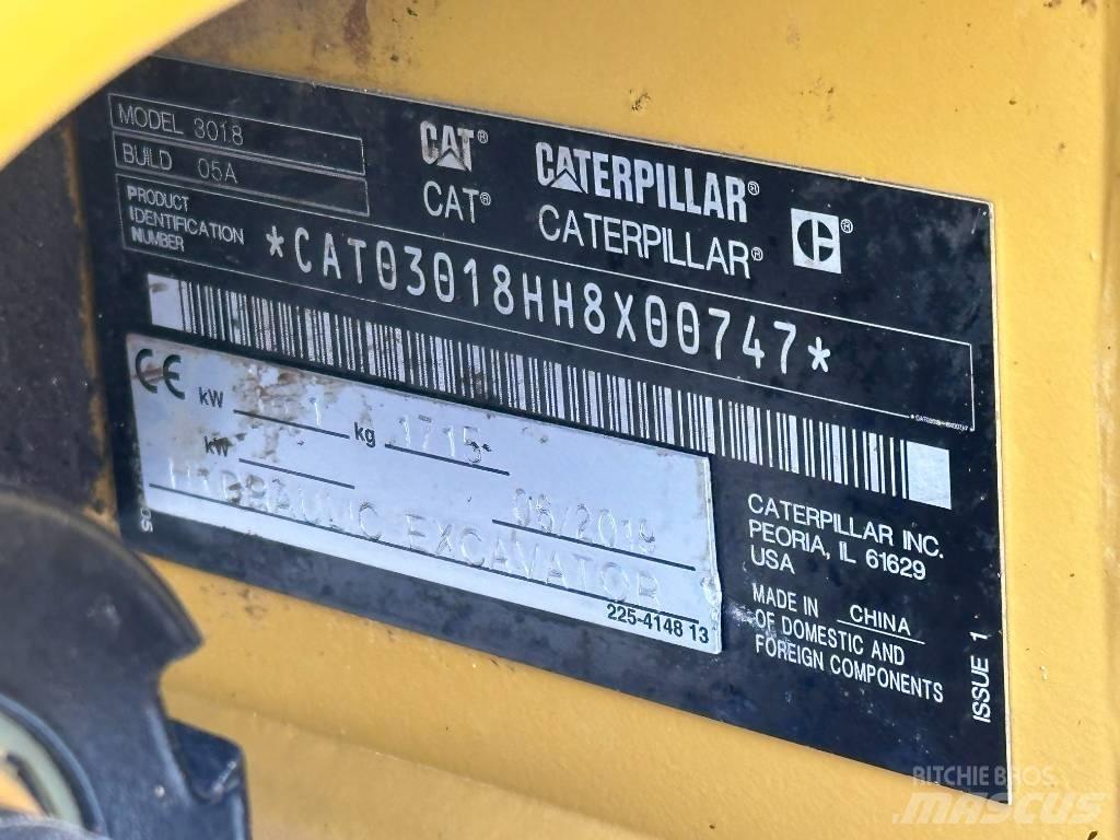 CAT 301.8 Minigrävare < 7t