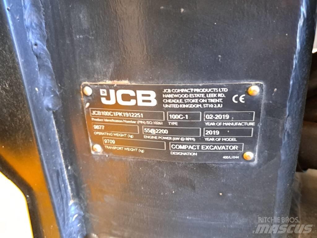 JCB 100 C-1 Midigrävmaskiner 7t - 12t