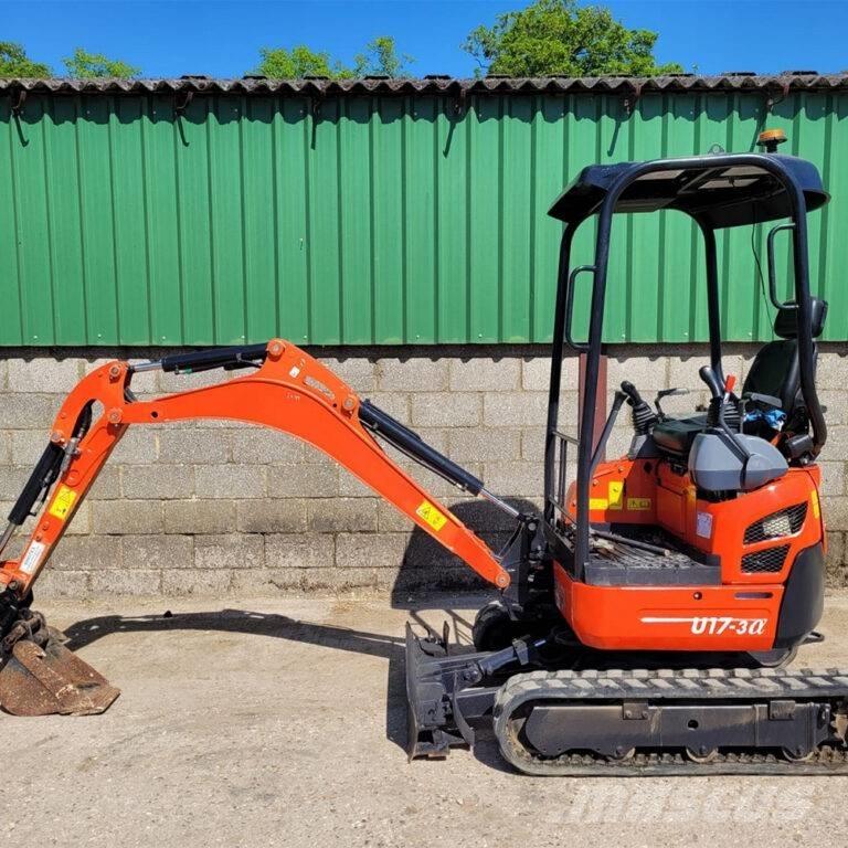 Kubota U17-3a Minigrävare < 7t