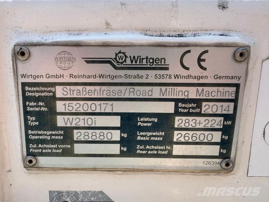 Wirtgen W210i Asfaltskallfräsmaskiner