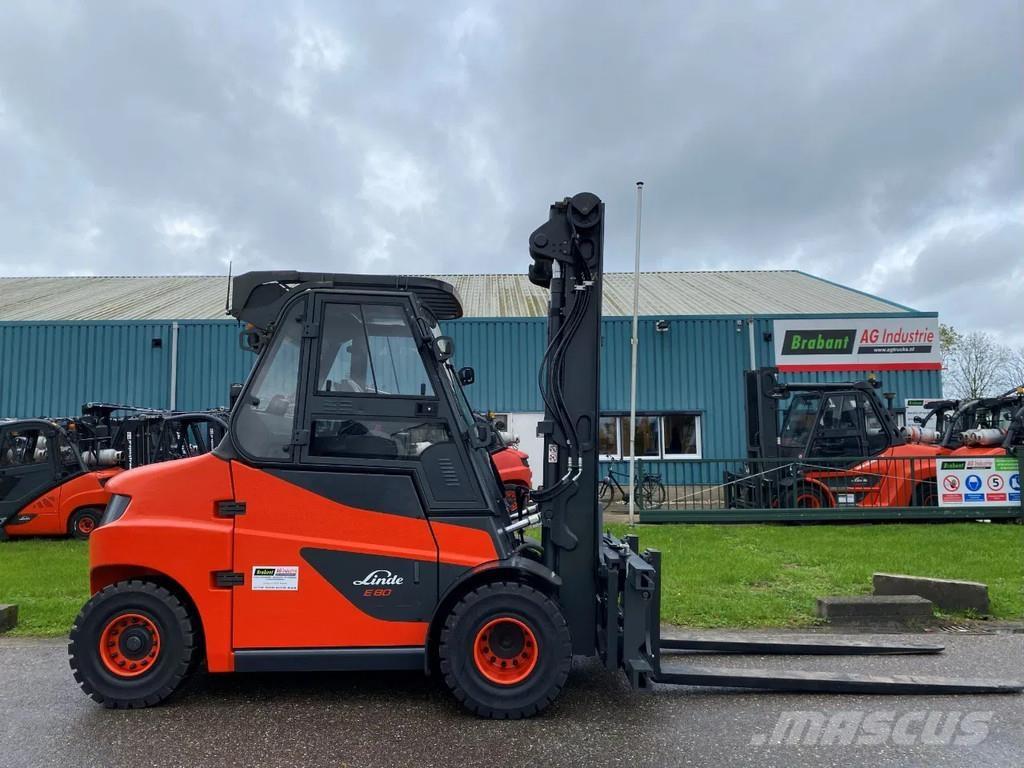 Linde E80-01/900 Elmotviktstruckar
