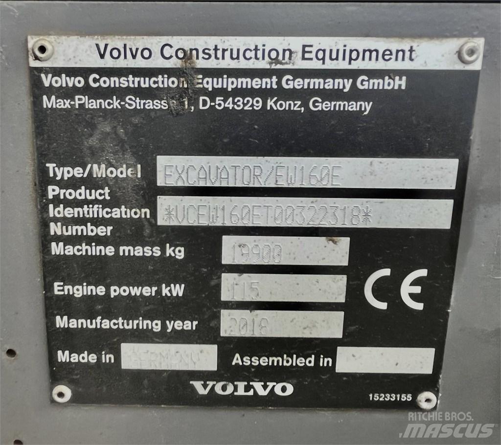 Volvo EW 160 E Hjulgrävare