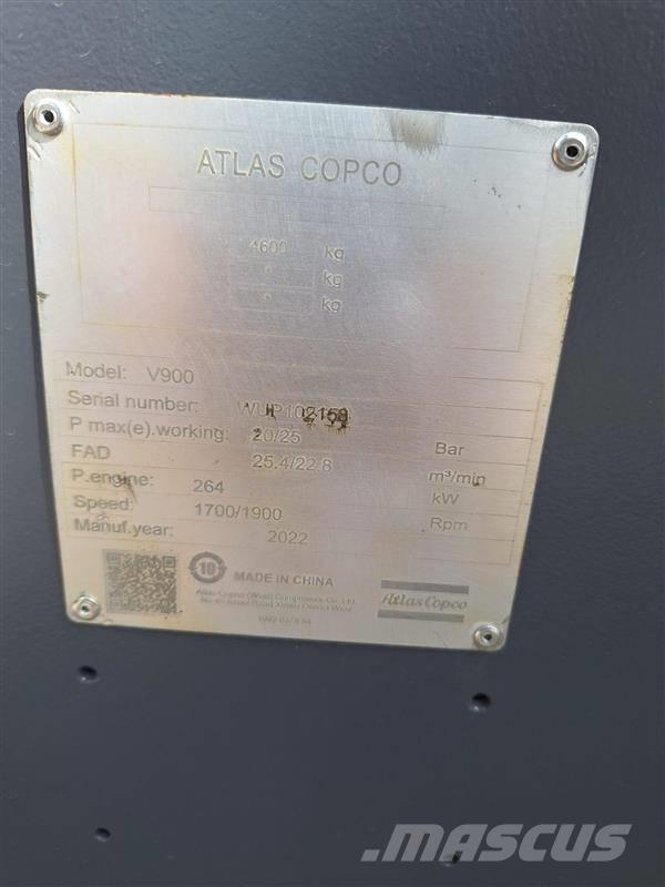Atlas Copco V900 Kompressorer