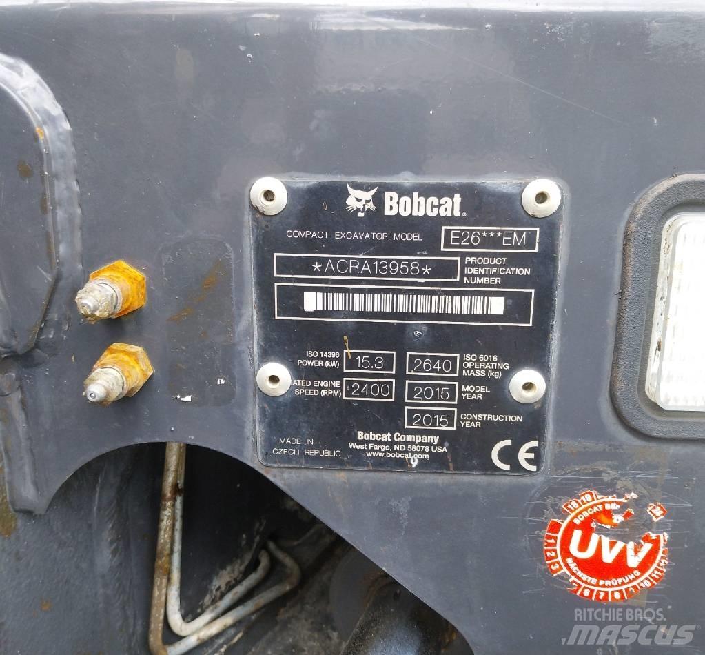 Bobcat E 26 Minigrävare < 7t