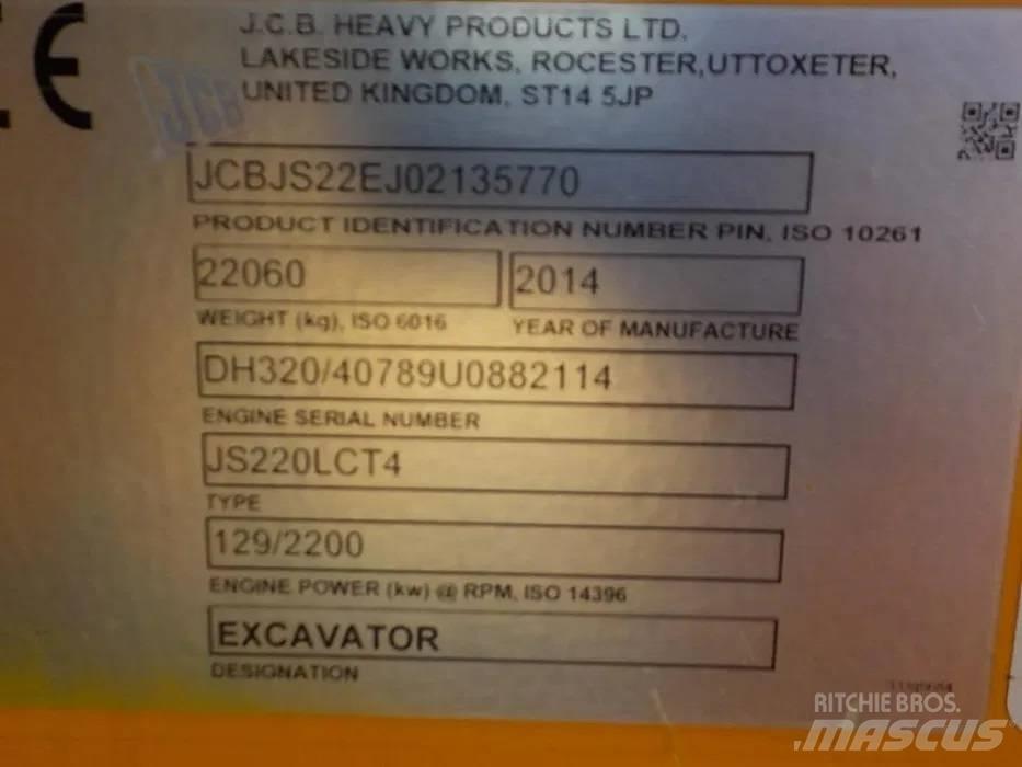 JCB JS220LC Bandgrävare