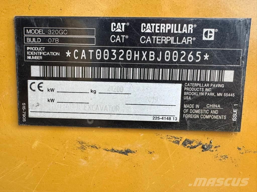 CAT 320GC Bandgrävare