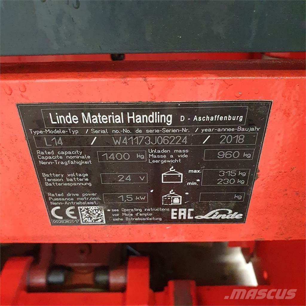 Linde L14i Staplare-led
