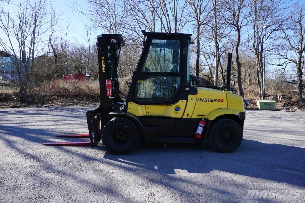 Hyster H8.0FT Dieselmotviktstruckar
