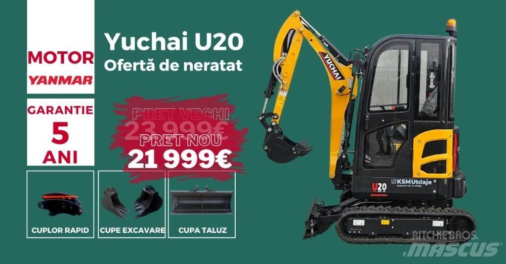 Yuchai U20 Minigrävare < 7t