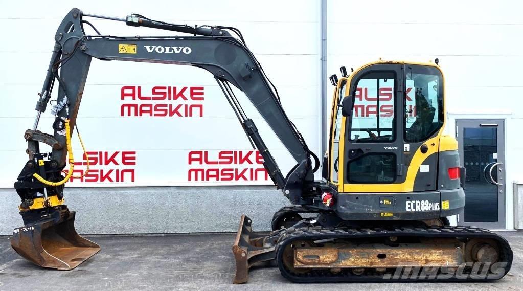 Volvo ECR 88 Midigrävmaskiner 7t - 12t