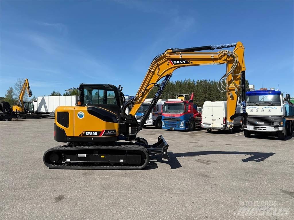 Sany SY80U Midigrävmaskiner 7t - 12t