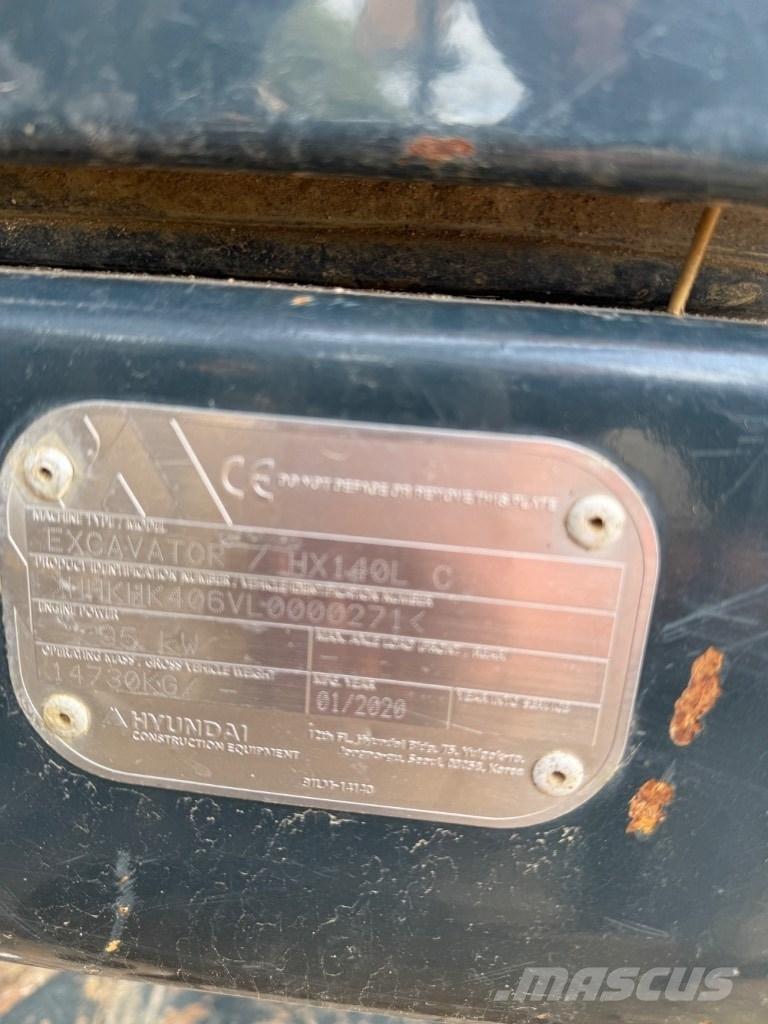 Hyundai HX 140 LC Bandgrävare