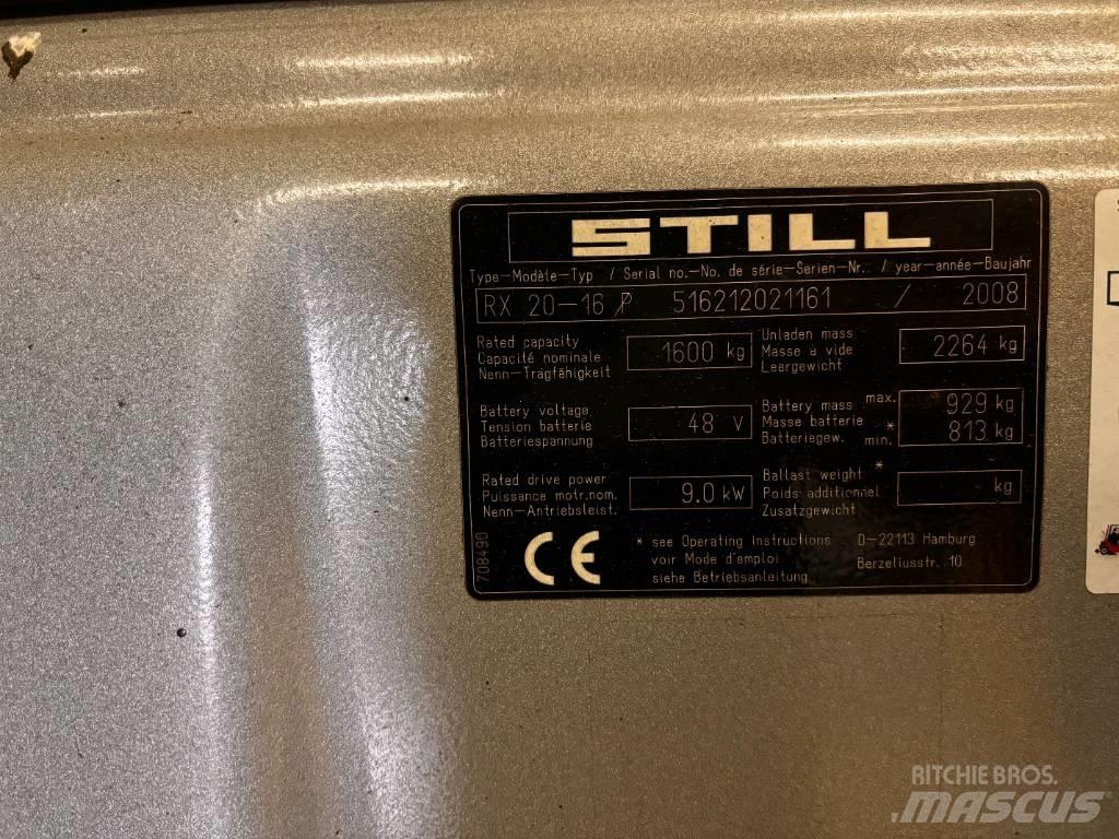 Still RX 20-16 Elmotviktstruckar