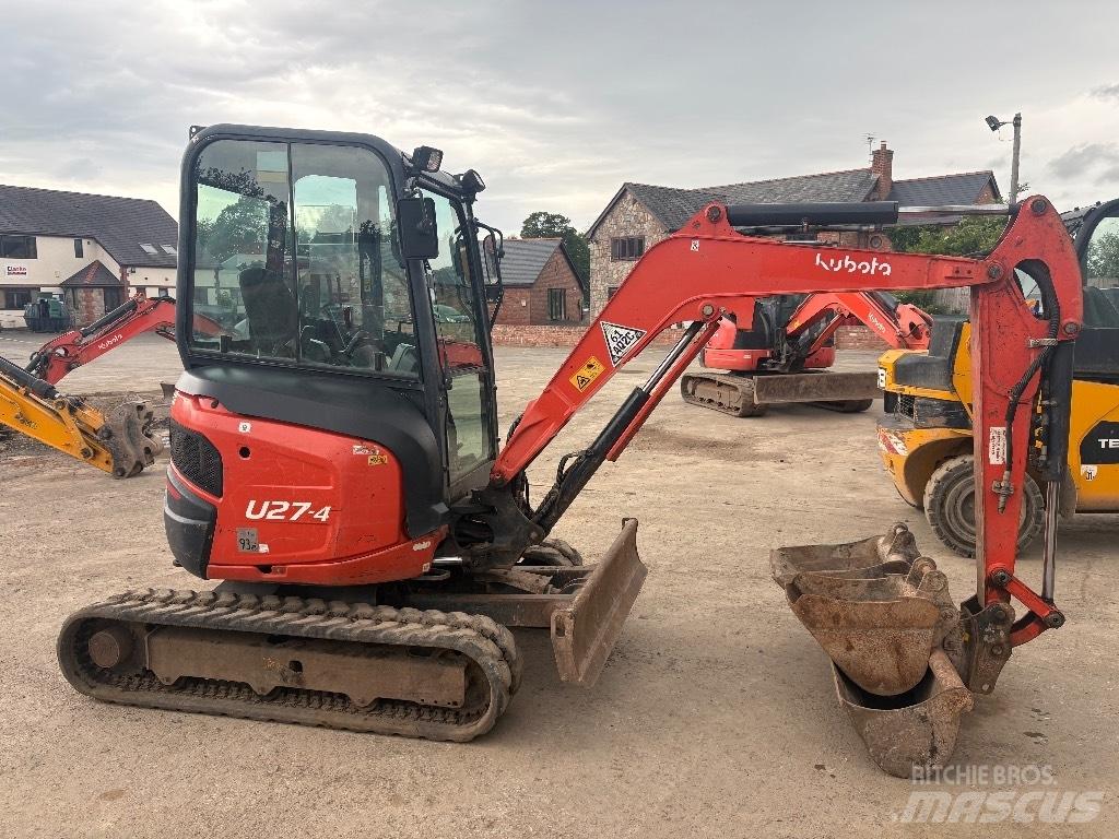 Kubota U 27-4 Minigrävare < 7t