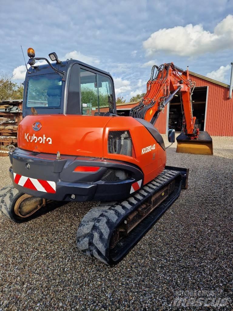 Kubota KX080-4 Minigrävare < 7t