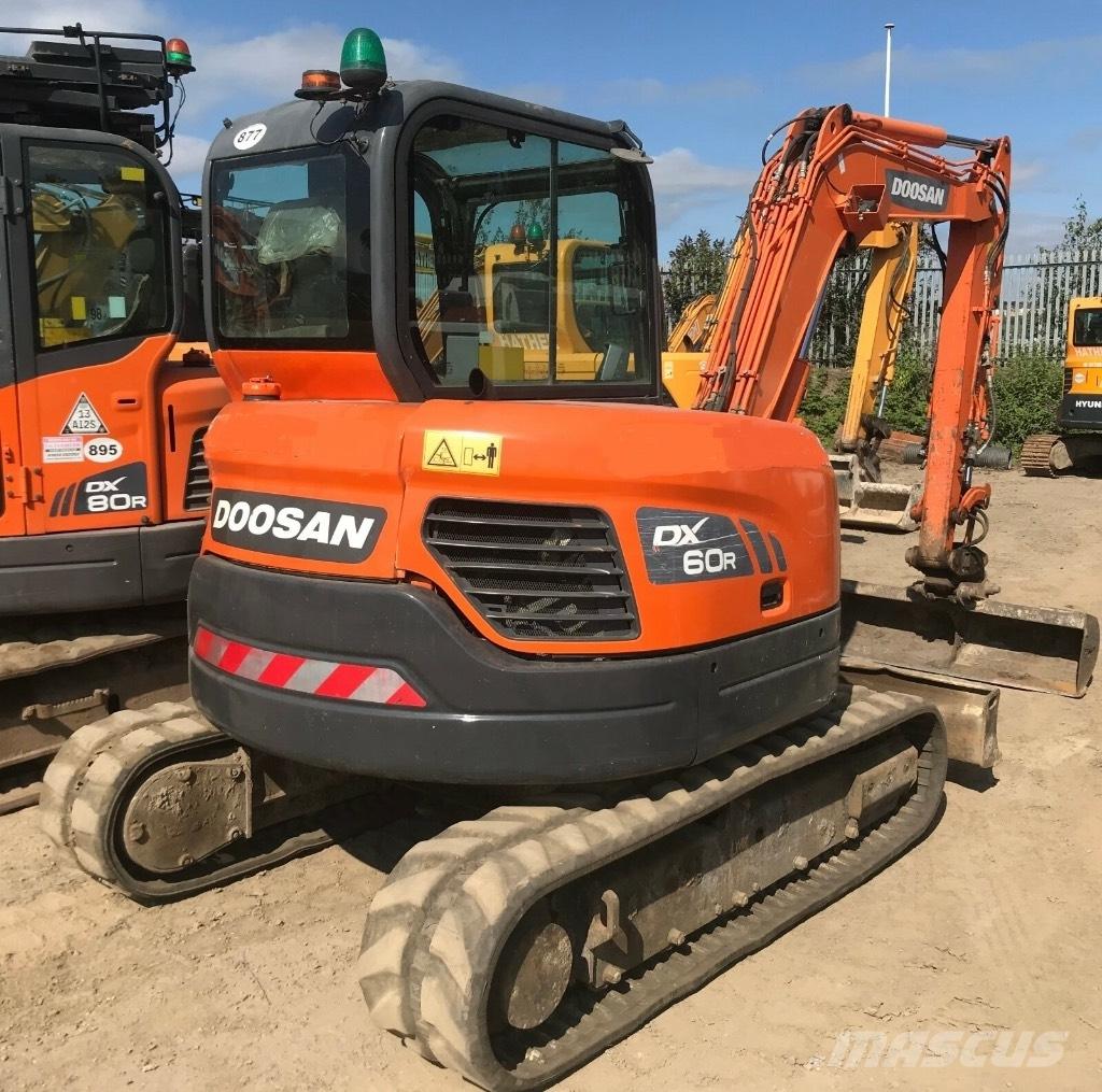 Doosan DX 60 R Minigrävare < 7t