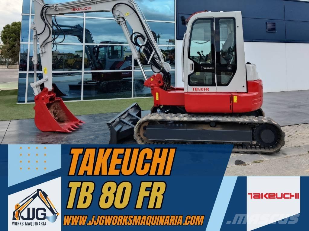 Takeuchi TB 80 FR Midigrävmaskiner 7t - 12t