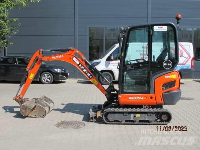 Kubota KX 019-4 Minigrävare < 7t
