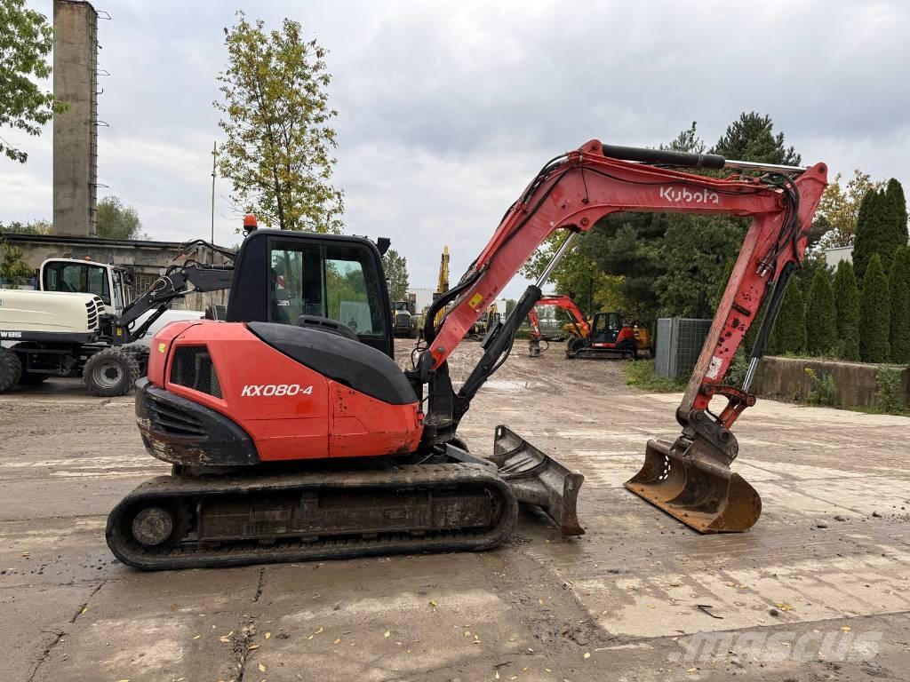 Kubota KX 080-4 Midigrävmaskiner 7t - 12t