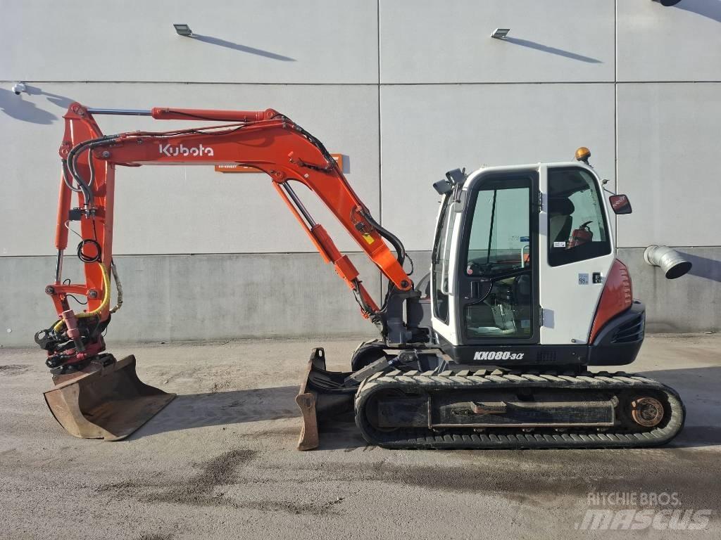Kubota KX 080-3 Midigrävmaskiner 7t - 12t