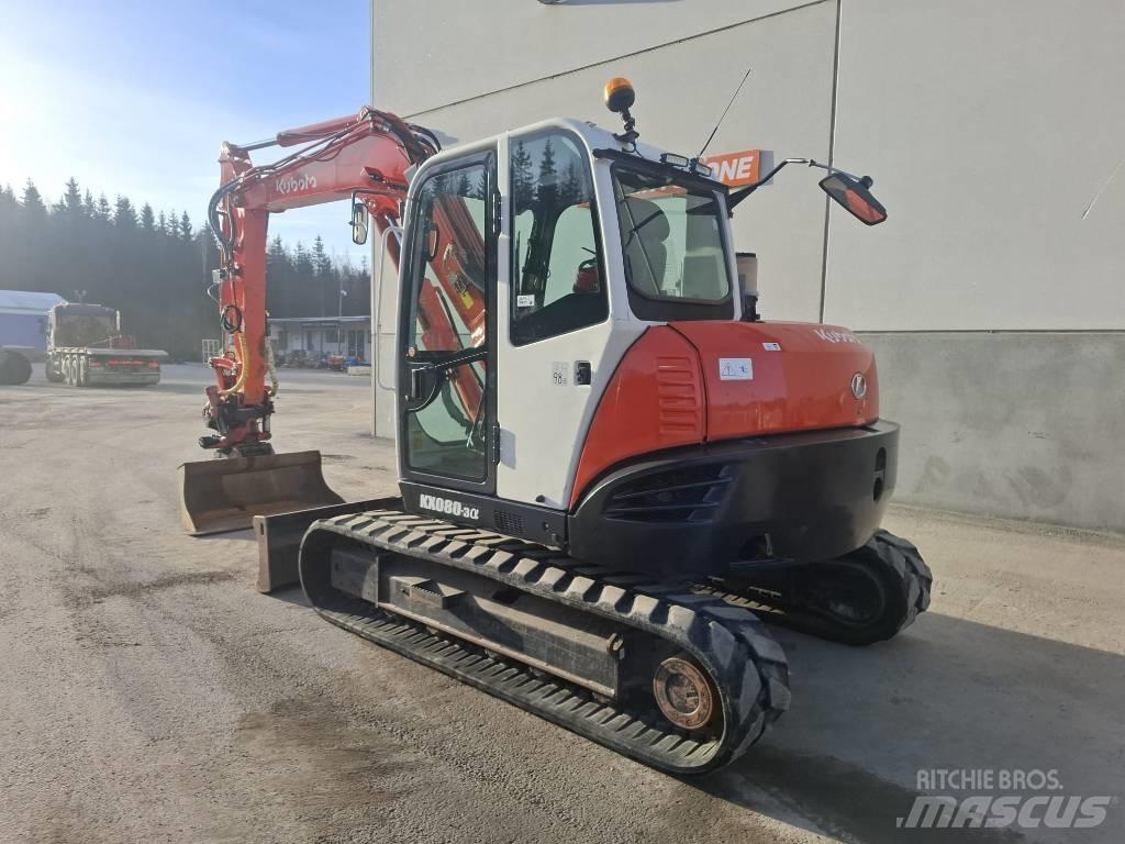 Kubota KX 080-3 Midigrävmaskiner 7t - 12t