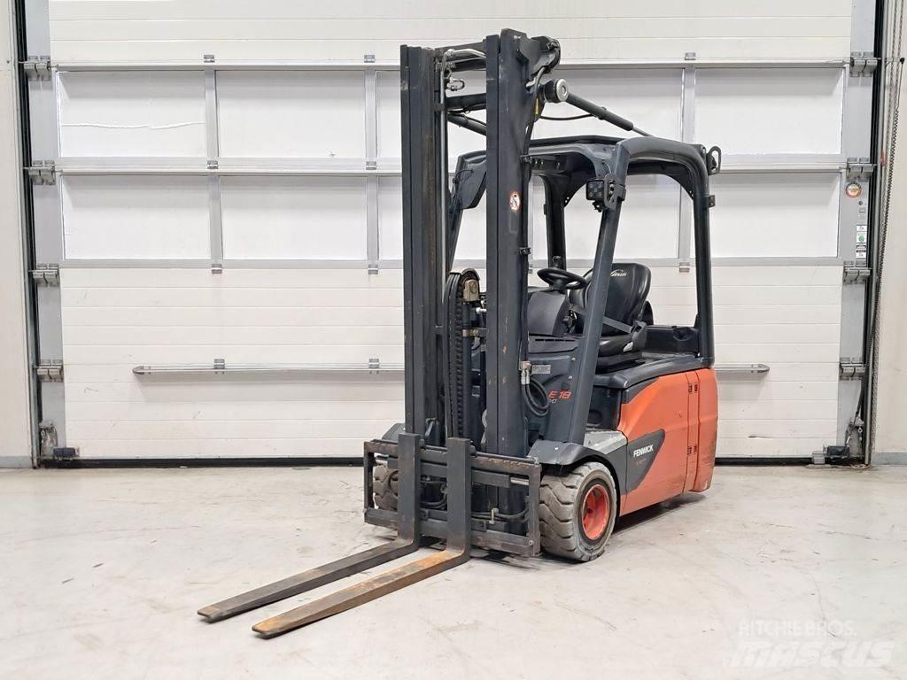 Linde E18-02 Elmotviktstruckar