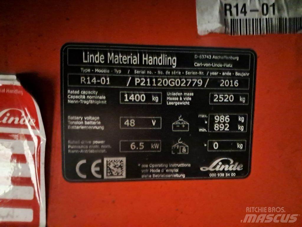 Linde R14-01 Skjutstativtruck