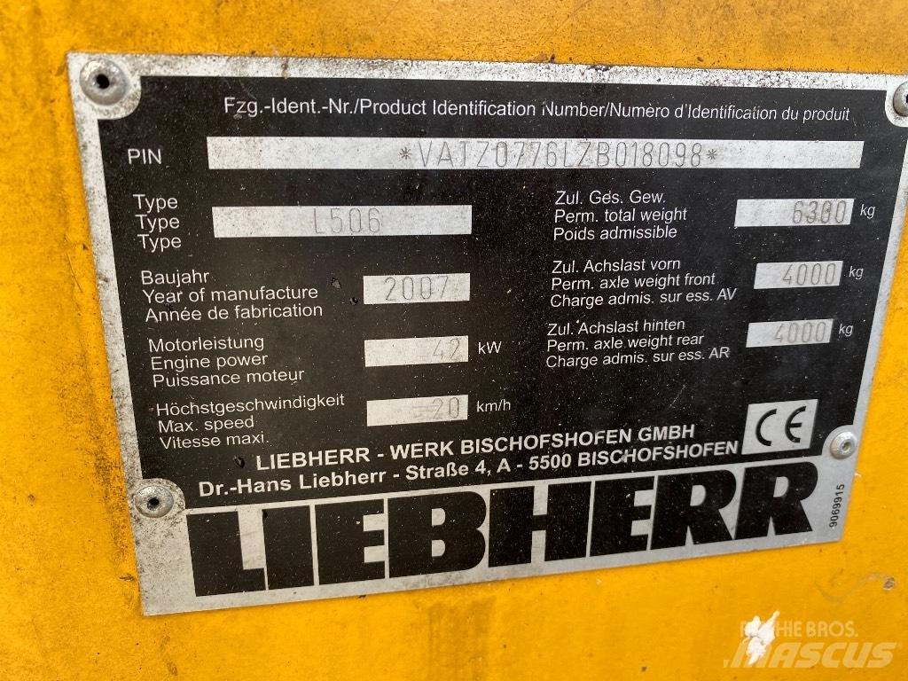 Liebherr 506 Stereo Hjullastare