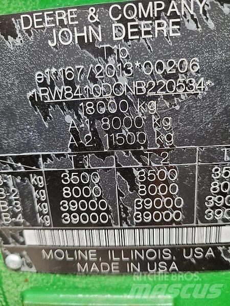 John Deere 8 R 410 Traktorer