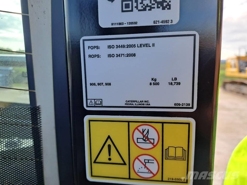 CAT 906 (Bucket + Forks) Hjullastare