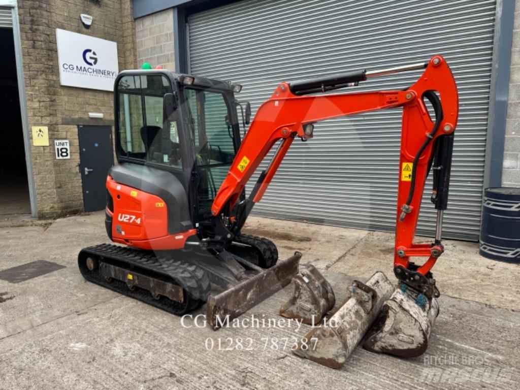 Kubota U 27-4 Minigrävare < 7t