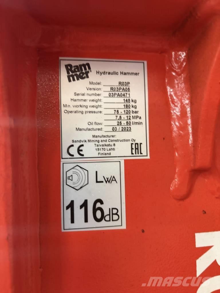Rammer R03P Hydraulhammare