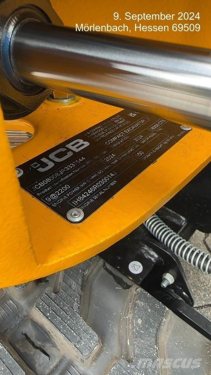 JCB 8008CTS Minigrävare < 7t