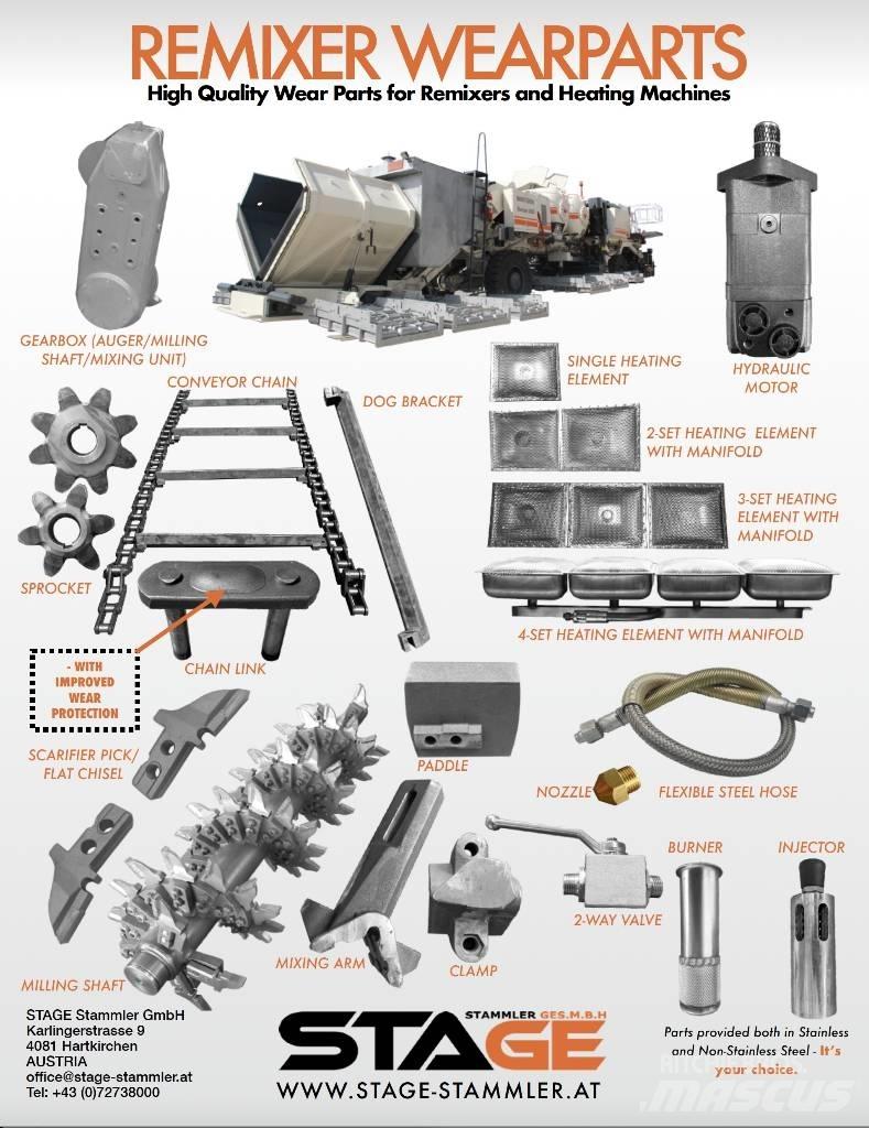 Wirtgen RX4500 Asfalts maskins tillbehör