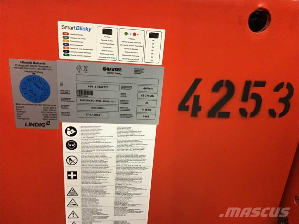 Linde EG16H Elmotviktstruckar