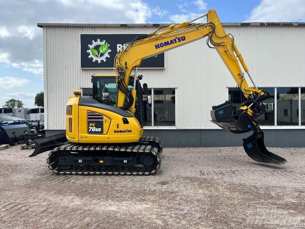 Komatsu PC78US-11E0 Midigrävmaskiner 7t - 12t