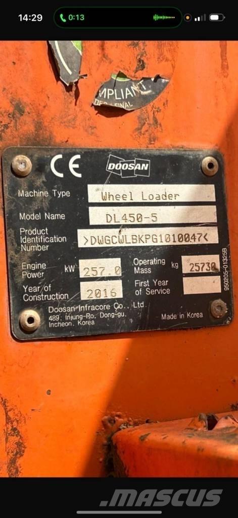 Doosan DL 450-5 Hjullastare