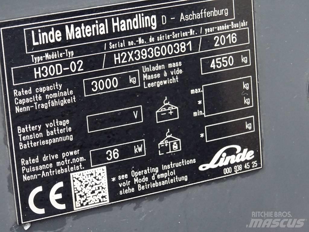 Linde H30D-02 Dieselmotviktstruckar