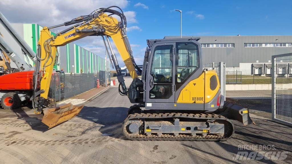 XCMG XE 80 E Midigrävmaskiner 7t - 12t