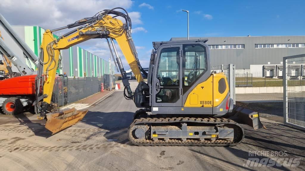 XCMG XE 80 E Midigrävmaskiner 7t - 12t