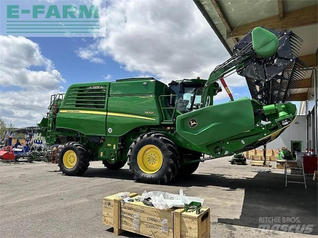 John Deere t670 hm Skördetröskor