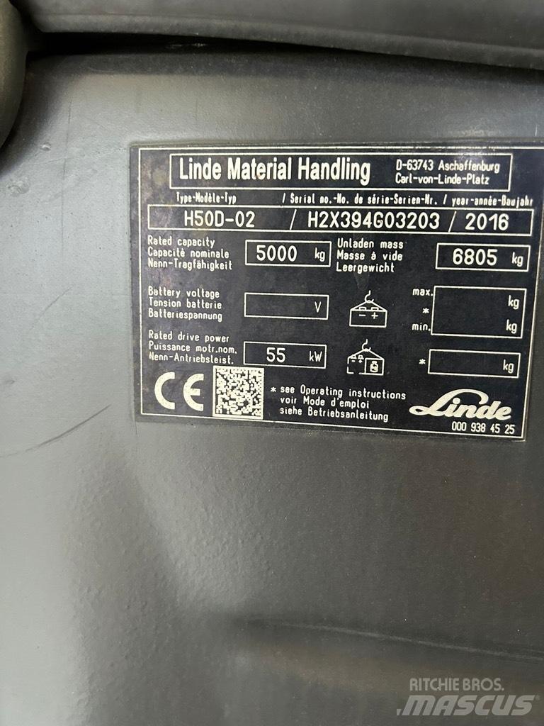 Linde H50D-02 EVO Dieselmotviktstruckar