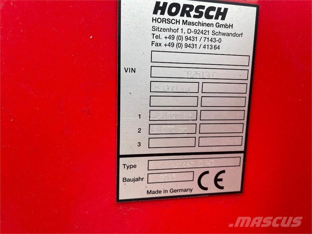 Horsch Joker 5 HD Tallriksredskap